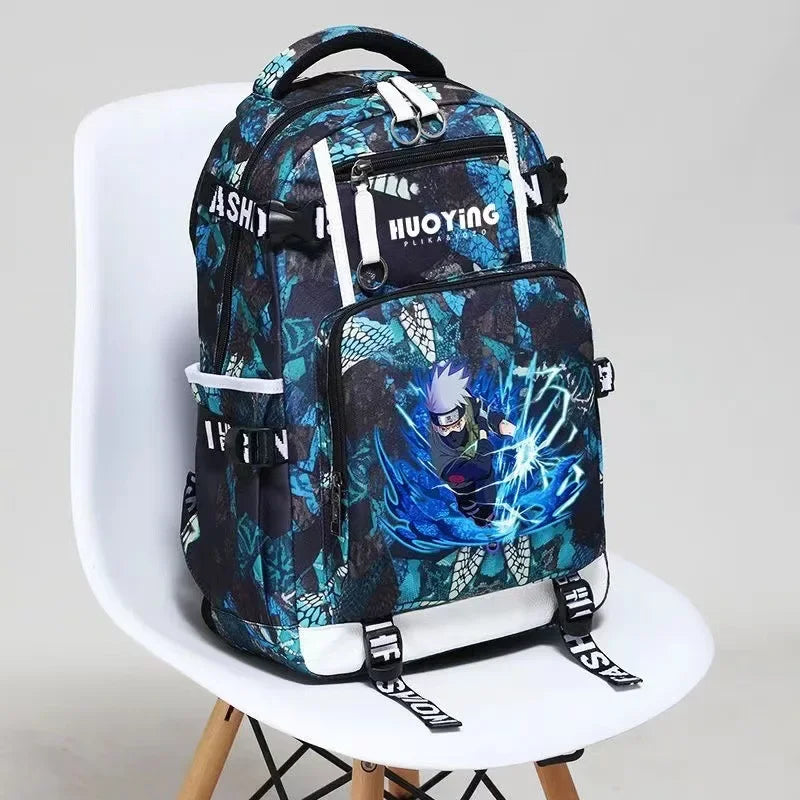 Naruto Kakashi Children School Bags Kids Backpack In Primary Schoolbag for Teenager Boys Waterproof Backpacks Book Bag