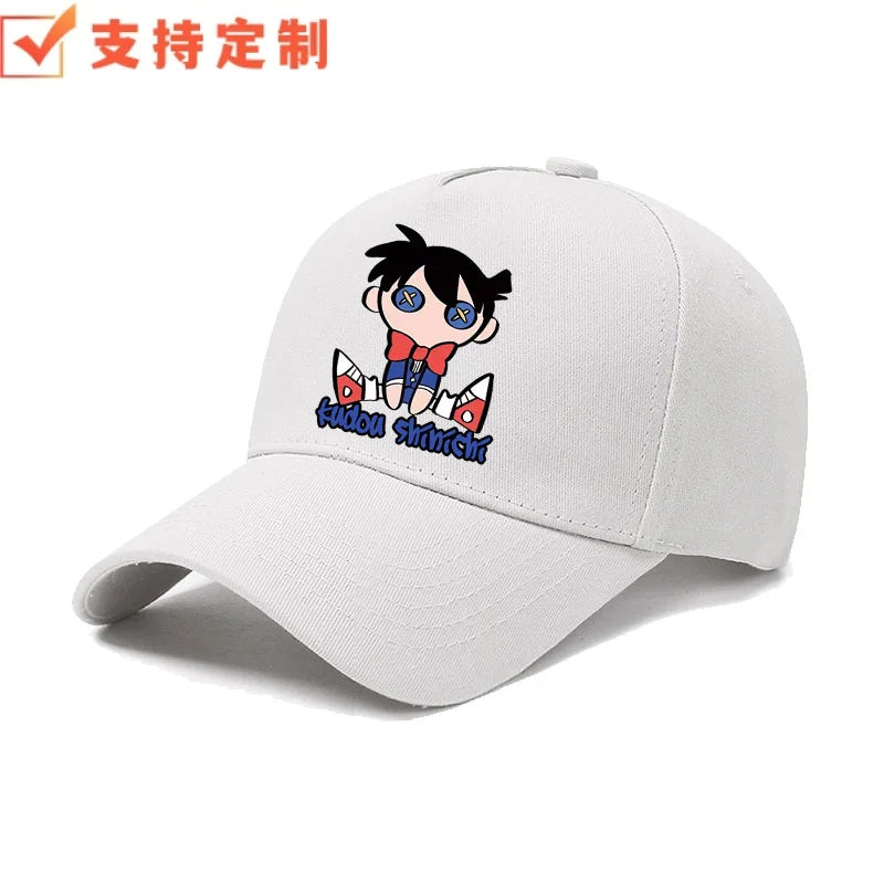 Detective Conan anime Kid the Phantom Thief sunshade baseball cap for men, outdoor casual duckbill hat, holiday gift.