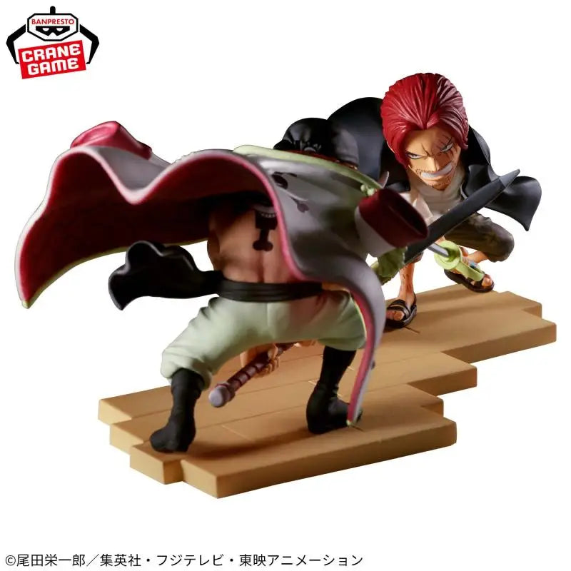 10cm One Piece WCF Storyline Edward Newgate VS Shanks Anime Action Figure Model Toys Gift for Birthday