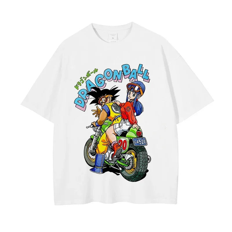 Dragon Ball Z Streetwear T-Shirt – Anime Graphic Cotton Tee