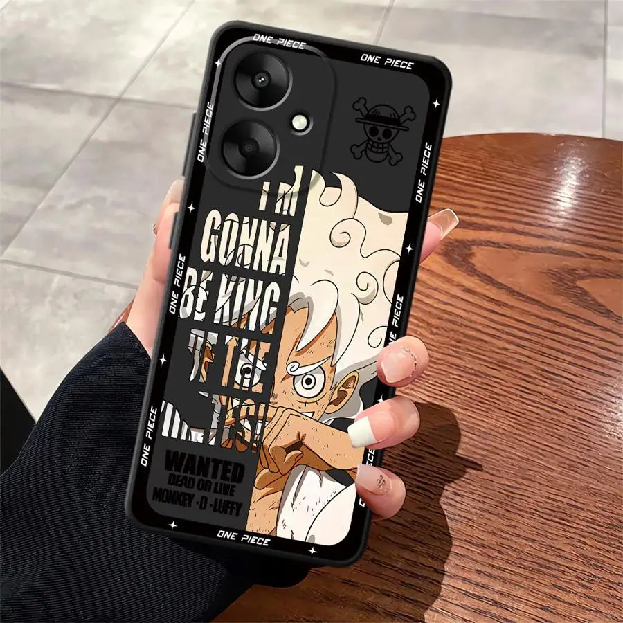 Cool Anime Characters Soft Back Phone Cover Case for Xiaomi Redmi 12 13C K60 12C 10 K40 K50 Gaming 9T A5 A1 A2 Plus 9A 9C