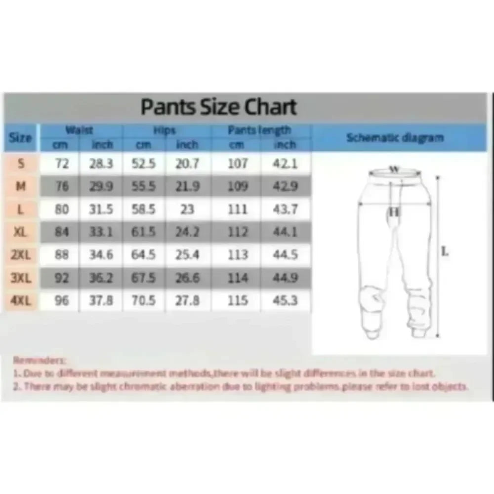 Demon Slayer Anime Peripheral Men's Sweet Pants Autumn/Winter New Agatsuma Zenitsu Printed Harajuku Loose Casual Sports Pants