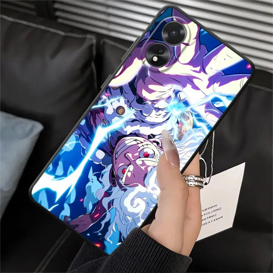 Case for Oppo A52 A12 A36 A53 A16 A33 A71 A9 A38 A17 A32 A73 A15 A32 A11 A37 A18 A31 A72 A54 Phone Cover Cool Luffy Anime