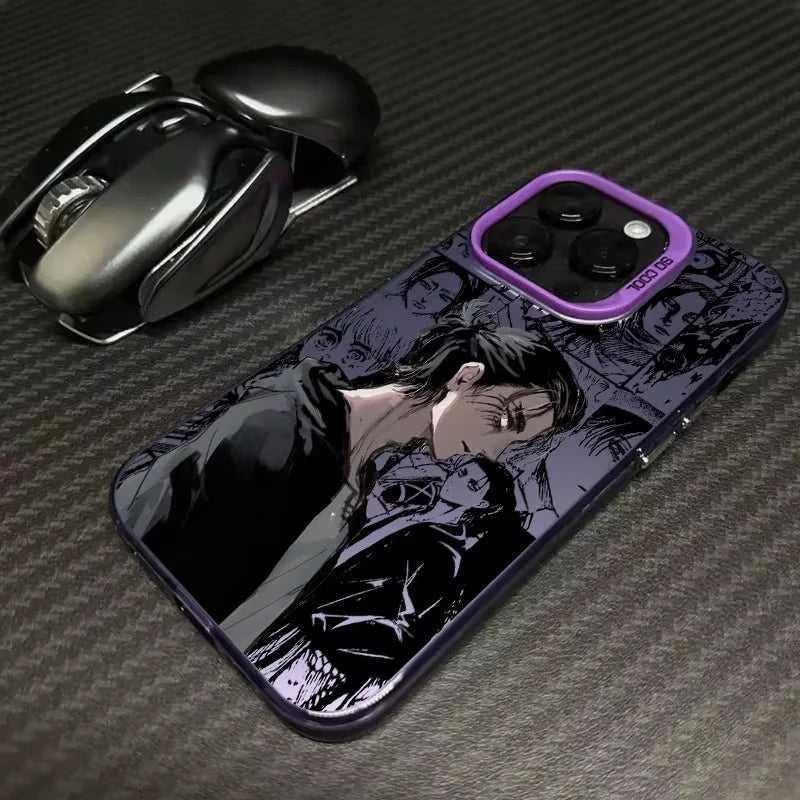 Hot Anime J-Jaegers M-Mikasas Phone Case For Samsung Galaxy A14 A15 5G S21 S22 S23 S24 5G FE Plus Ultra A25 A35 A52 A53 A54 A55