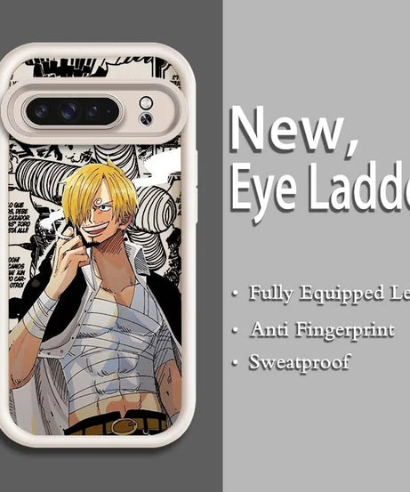 One Piece Eye Ladder Case – Shockproof Soft TPU Cover for Google Pixel 9–7A Pro/XL 5G