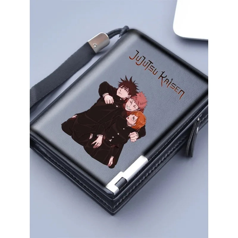 Jujutsu Kaisen Wallet Anime Coin Purse Men Credit Card Holder Boy Student Fashion Short Trifold Money Key Storage Pouch