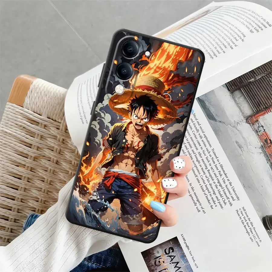 Phone Cover Case for Vivo Y33S Y35 Y19 Y02 Y11 Y22 Y16 Y17 Y12 Y15S Y30 Y20 Y21 Y31 Y36 Y27 Luffy Ones Pieces