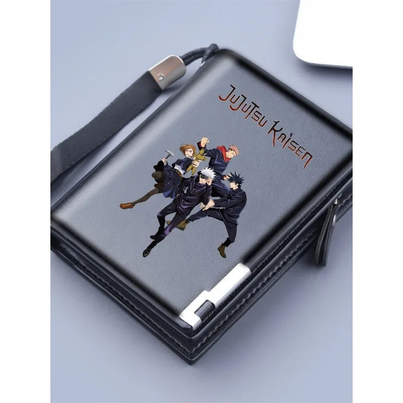 Jujutsu Kaisen Wallet Anime Coin Purse Men Credit Card Holder Boy Student Fashion Short Trifold Money Key Storage Pouch