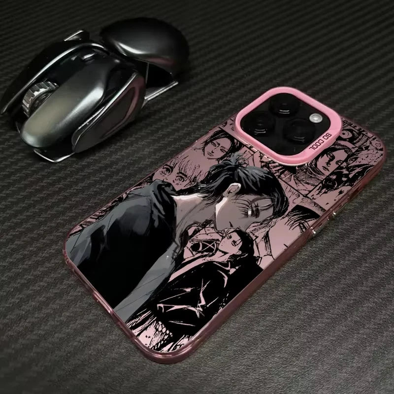 Hot Anime J-Jaegers M-Mikasas Phone Case For Samsung Galaxy A14 A15 5G S21 S22 S23 S24 5G FE Plus Ultra A25 A35 A52 A53 A54 A55
