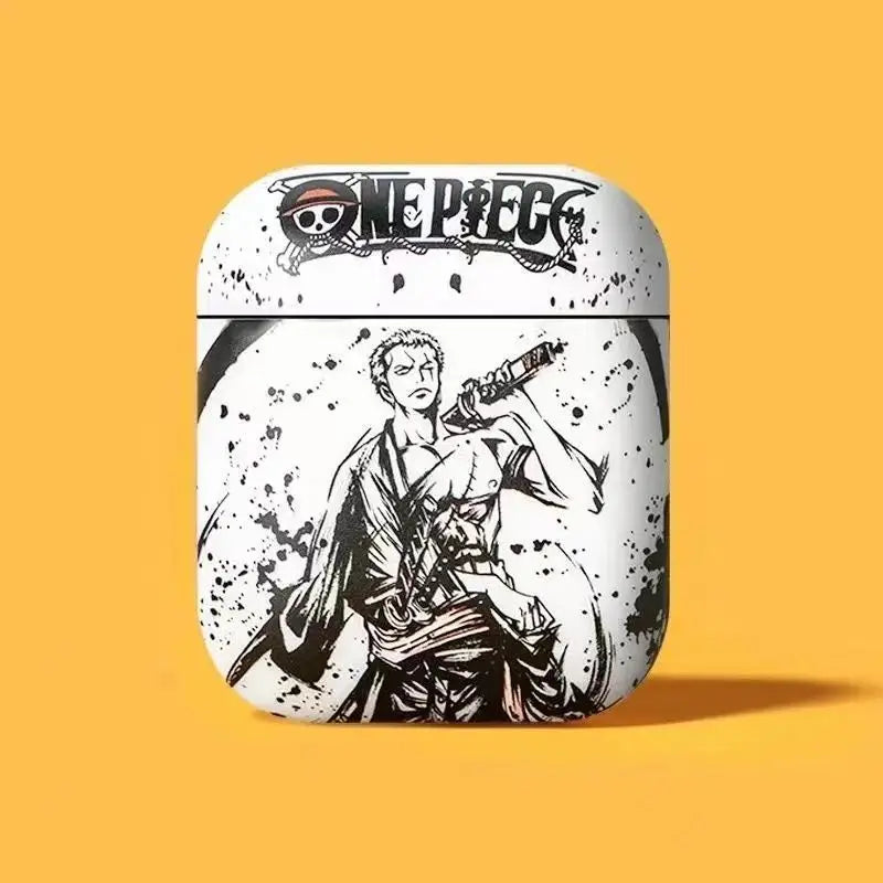 Anime One Piece Luffy Zoro Airpods Pro 2 Smart Cover Airpods 1/2/3 Protective Case for Iphone Bluetooth Earphones
