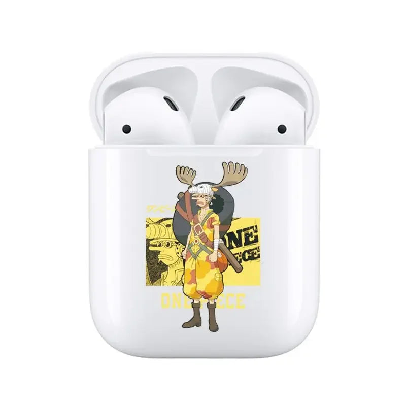 ONE PIECE Luffy Wireless Headset Anime Bluetooth 5.0 Sports Headphones Touch Control Long Standby Headset Birthday Gift