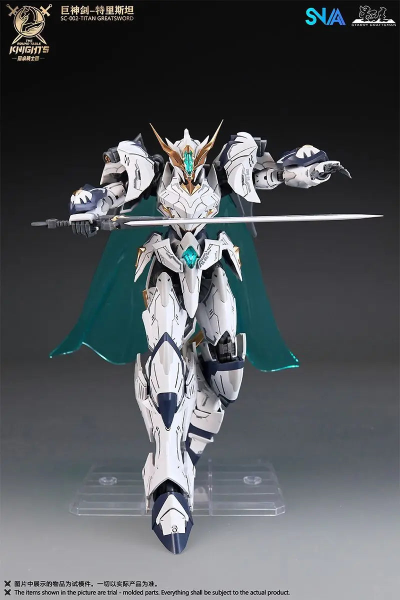 HG 1/144 SNAA SC-002 Titan Greatsword Tristan Assembly Model Kit The Round Table Knights Action Figure Model Toys