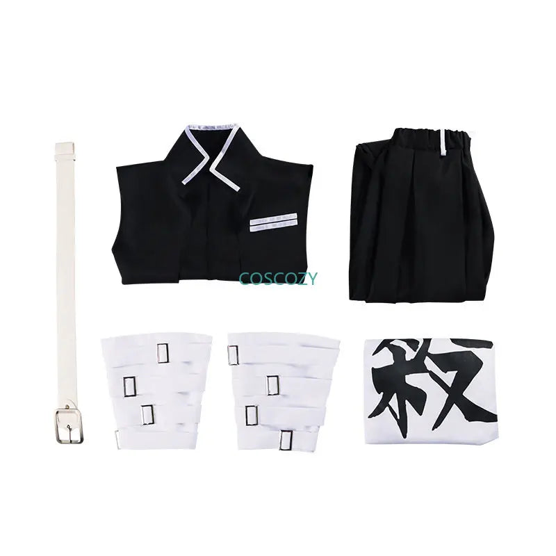 Anime Demon Slayer Shinazugawa Sanemi Wind Hashira Cosplay Costume