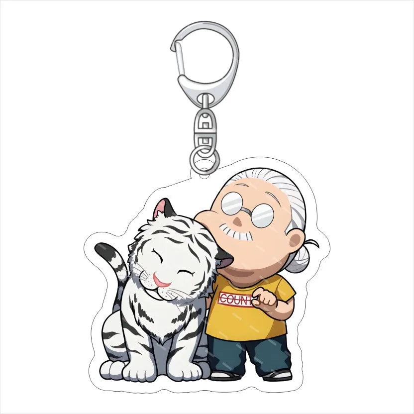 Anime Sakamoto Days NEW Acrylic Acrylic Fun Keychain Animation Related Product Girl Gift Key Chain Bag Charm Q version Pendant