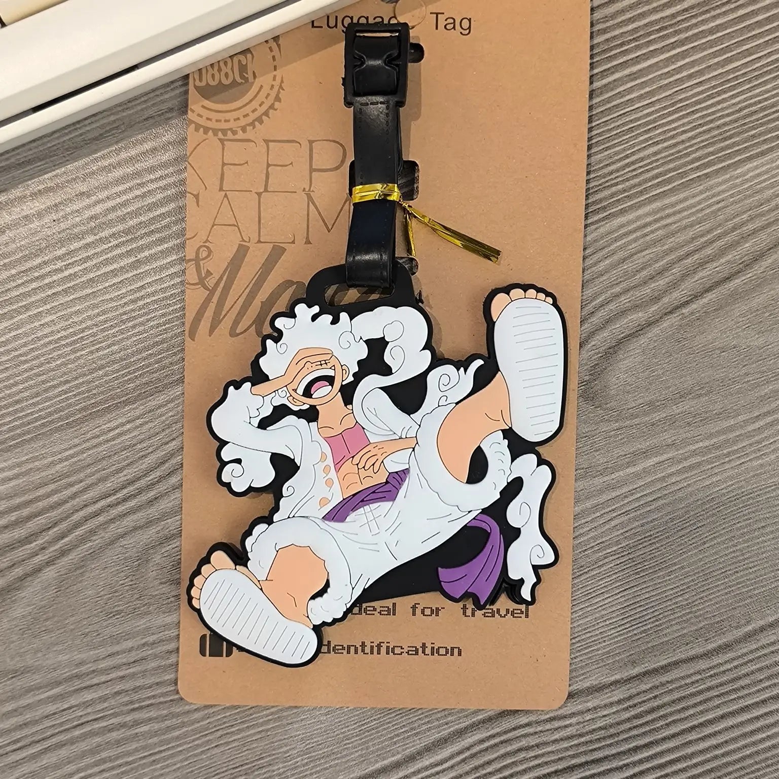 Anime One Piece Boarding Check in Hang Tag Accessories Joba Lu Fei Suolong Luggage Tag Cute Creativity