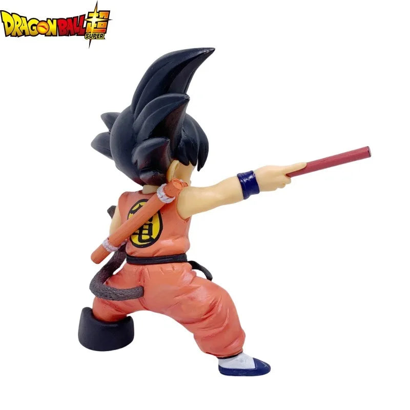 Anime Dragon Ball Figure Childhood Son Goku Action Figure PVC Model Toy Statue Doll Collection Desktop Decoration Kids Gift 14cm