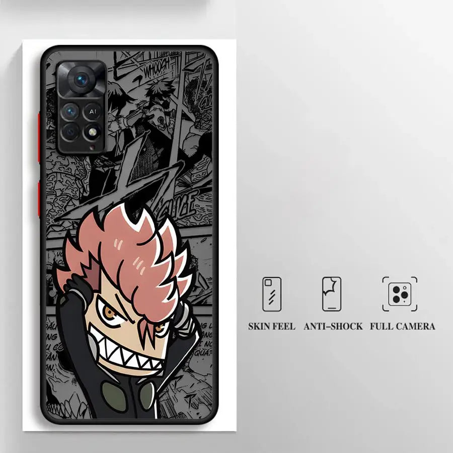 Anime Kaiju No.8 Phone Case for Xiaomi Redmi Note 11Pro 11T 14 10Pro 9 11S 9S 12 13 Pro 10S 9Pro 11 8 Matte Cover