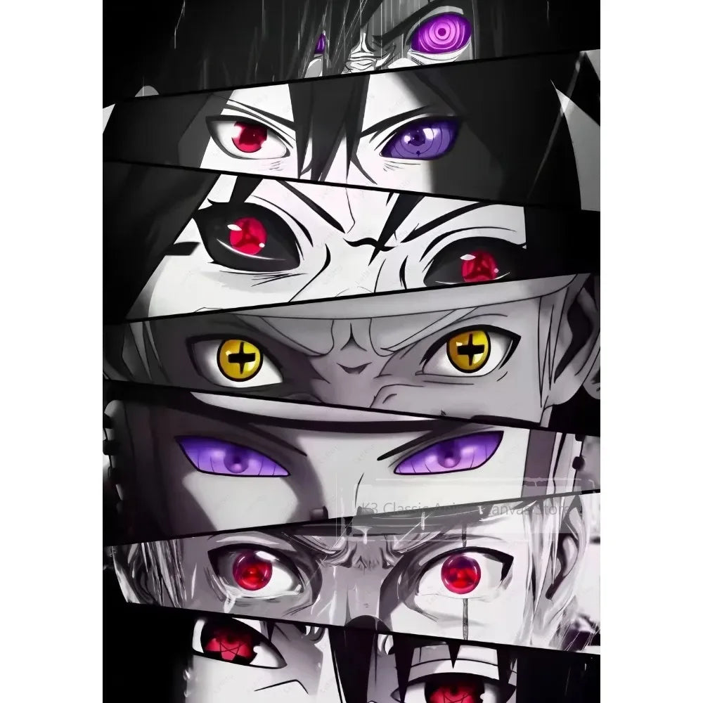 Anime Eyes Poster Prints Perfect Design Nordic Modern Home Decor Gift
