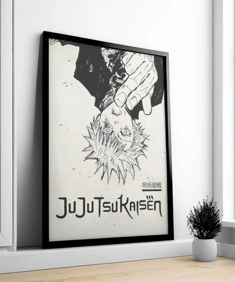 Jujutsu Kaisen Canvas Art – Itadori, Gojo, Fushiguro & Toji Anime Poster (Unframed)