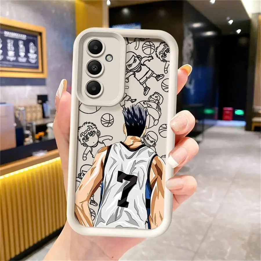 Slam Dunk Anime Phone Case – Soft Cover for Samsung Galaxy A15–A55 (4G/5G)