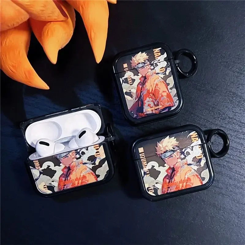Anime Naruto Jiraiya Payne Itachi Apple Airpods pro2 protective cover 2/3 generation wireless Bluetooth headset shell for men