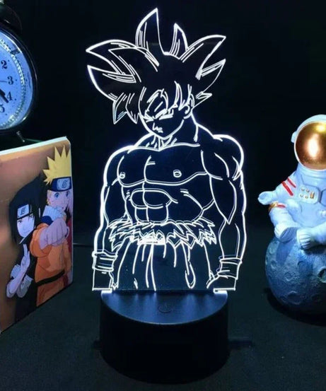 Dragon Ball Z Anime Figures 3D LED Light Childhood Desk Lamp Goku Figure Vegeta Gohan Anime Figures Room Decor Birthday Gift