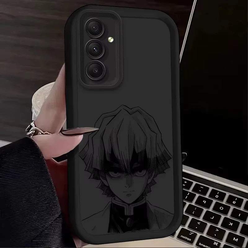 Anime A-Agatsuma Z-Zenitsu Phone Case For Samsung Galaxy A14 A15 5G S21 S22 S23 S24 S25 5G FE Plus Ultra A25 A35 A52 A53 A54 A55