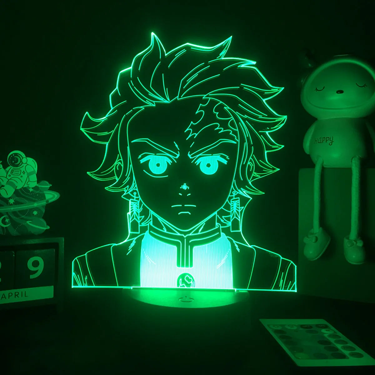 Manga 3d Light Kimetsu No Yaiba for Bedroom Decor Night Light Birthday Gift Table Lamp Anime Demon Slayer Mitsuri Kanroji Figure