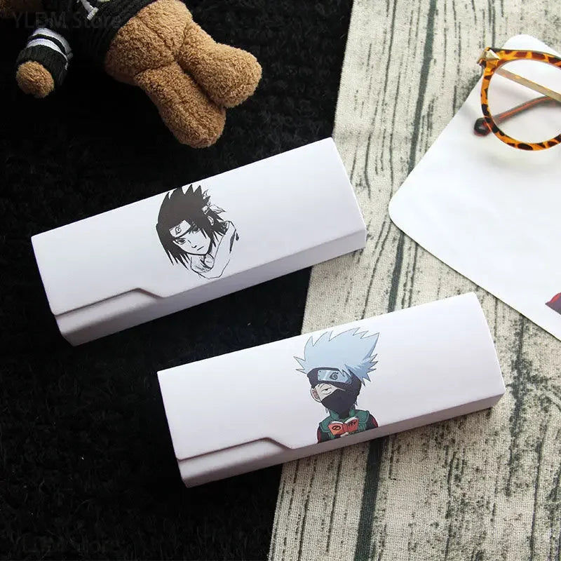 Naruto Sasuke Glasses Case Fashion Simplicity Portable Sunglasses Box Bag Carry Bag Accessories Eyeglasses Case Glasses Bag Gift