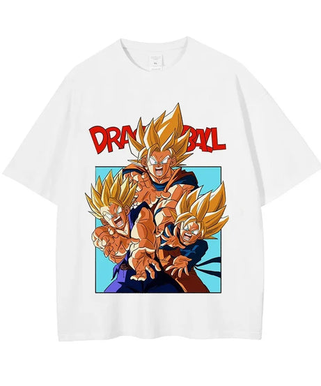 Dragon Ball Z Streetwear T-Shirt – Anime Graphic Cotton Tee