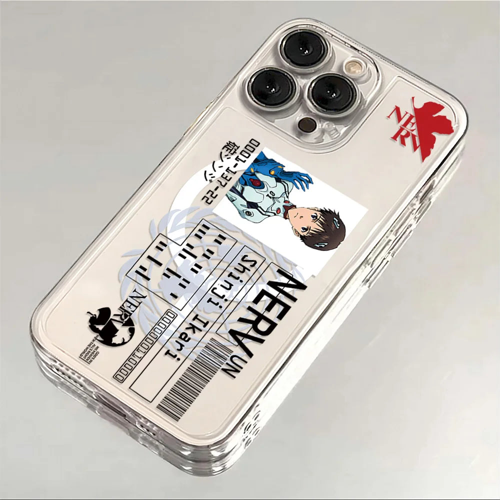 Cool E-Evangelions Magnetic Phone Case for Samsung Galaxy S25 S24 S23 S22 S21 S20 FE Edge Plus Ultra 5G Soft Clear TPU Cover