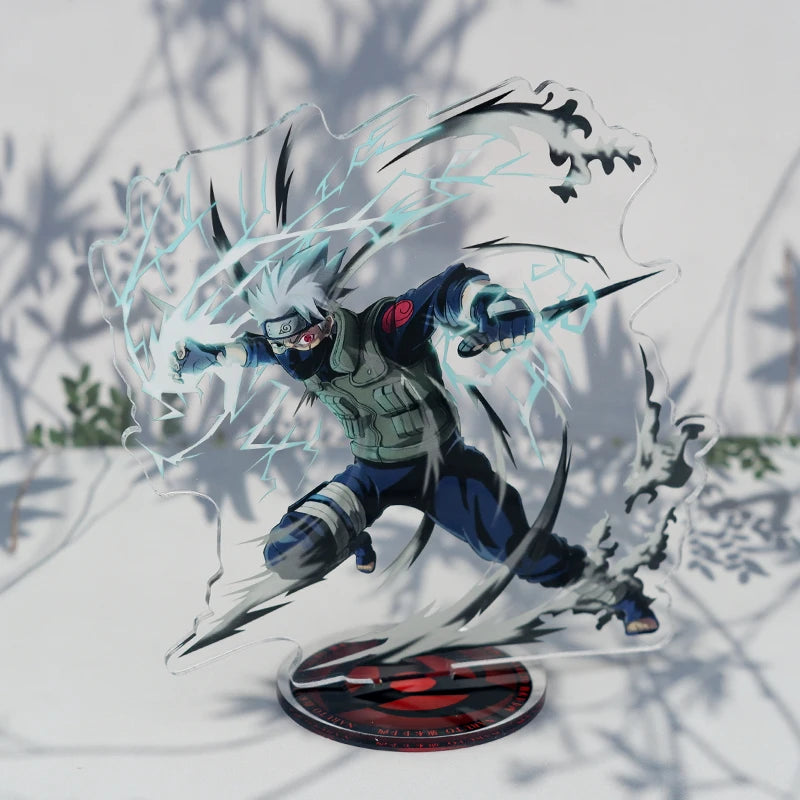 Anime Acrylic Stand Character Model Board Table Decoration Key Chain Kakashi Itachi Sasuke Lady Gift Jewelry Accessories