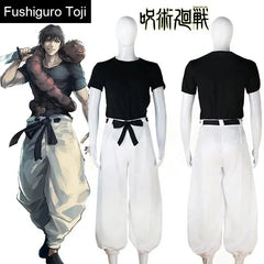 Anime Jujutsu Kaisen Toji Fushiguro Cosplay Costume – Sorcerer Killer Halloween Outfit & Wig