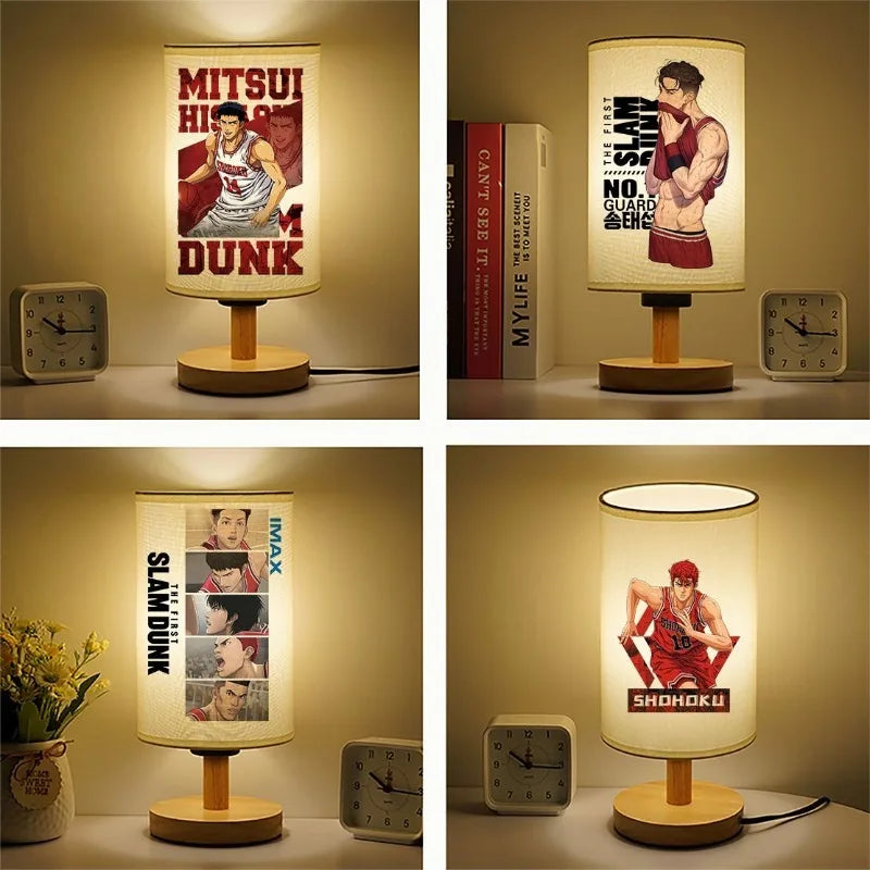 Slam Dunk Rukawa & Hanamichi Anime Bedside Lamp – Creative LED Table Light