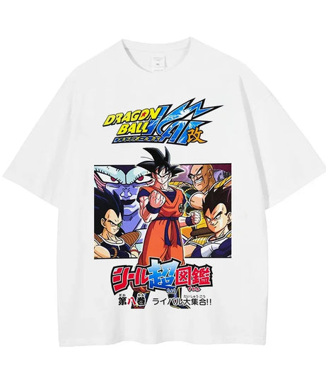 Dragon Ball Z Streetwear T-Shirt – Anime Graphic Cotton Tee