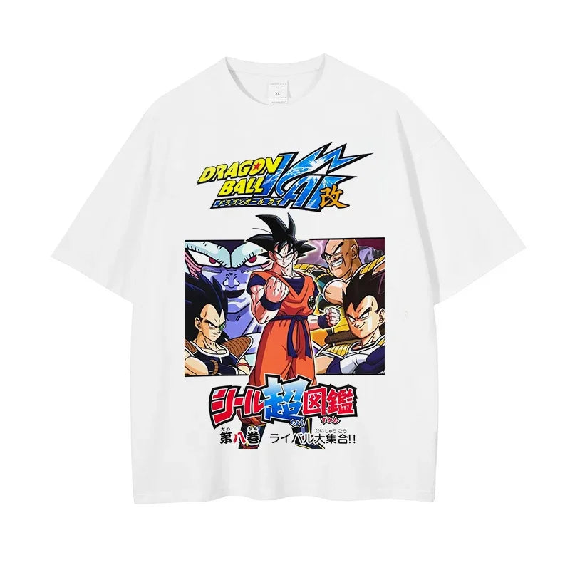 Dragon Ball Z Streetwear T-Shirt – Anime Graphic Cotton Tee