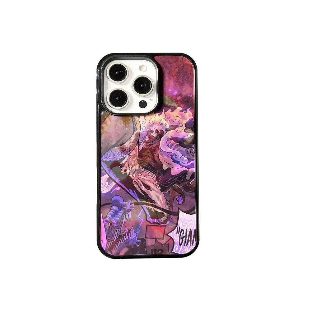 Cute One Piece Luffy 3D Changing Visual Silicone For Magsafe Magnetic Cases For iPhone 16 15 14 13 12 17Pro Max Shockproof Cover