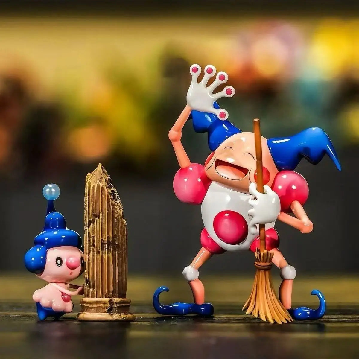 Anime Pokemon Figure Mr Mime Action Figures Pvc Statue Desktop Ornamen Collection Model Toys Gifts