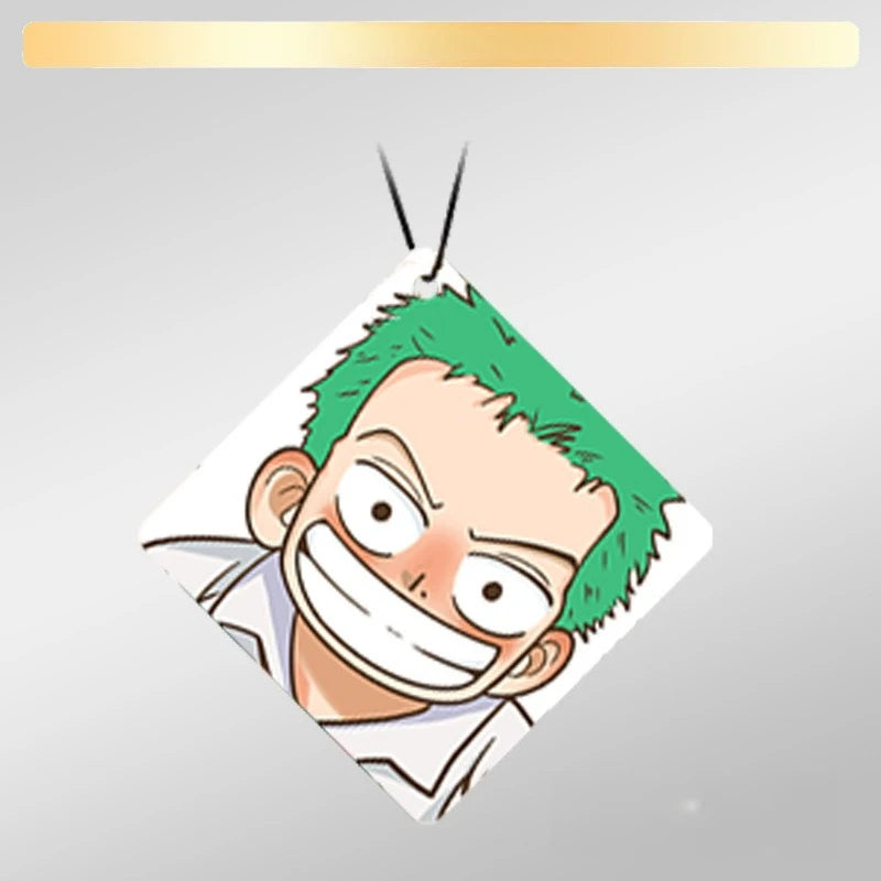 One Piece Car Mounted Fragrance Patch Decoration Car Accessories Anime Luff Tony Tony Chopper Roronoa Zoro Car Interior
