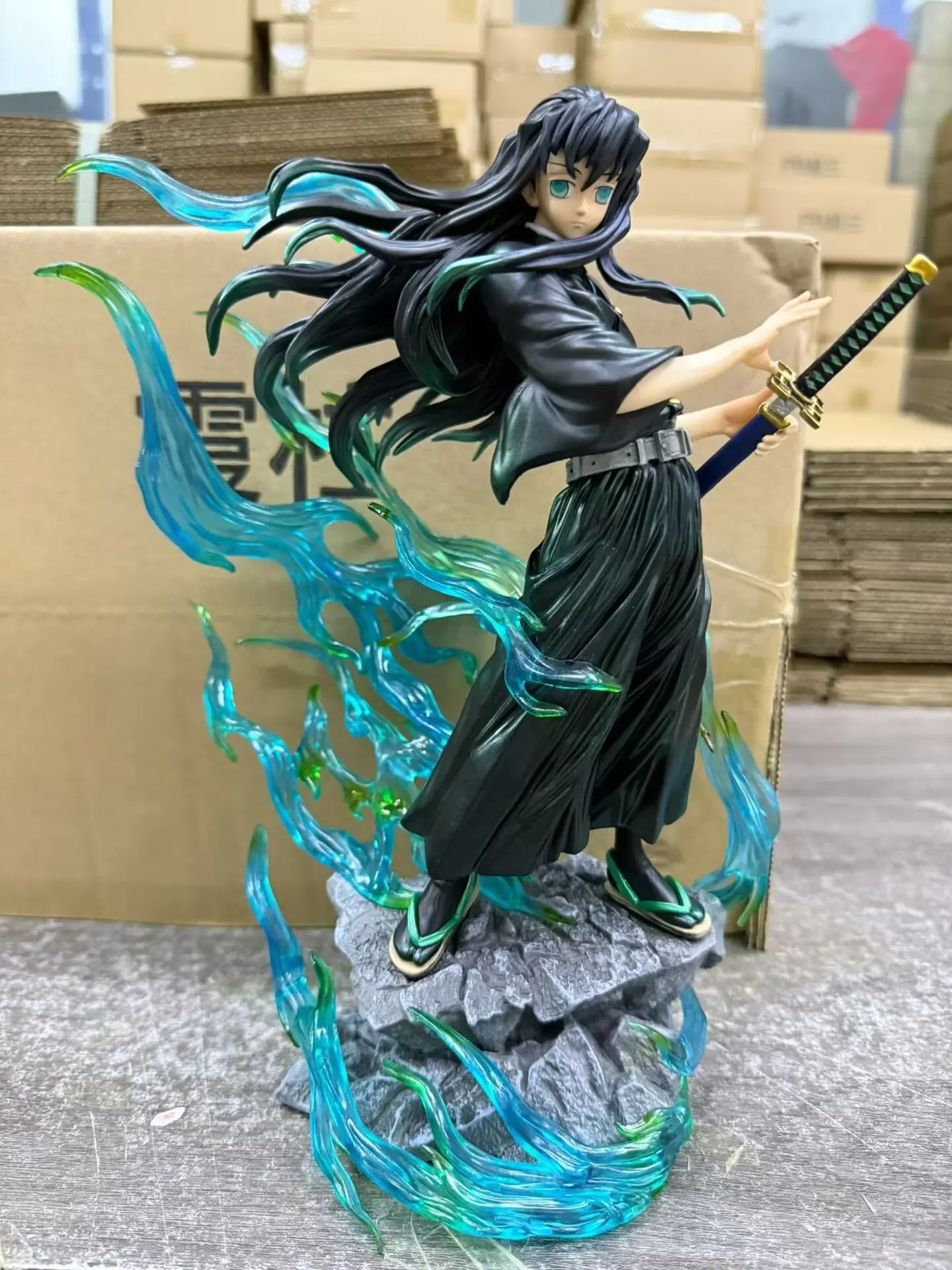 Tokitou Muichirou Figure Demon Slayer Anime Figures 32cm Pvc Figurine Doll Decoration Statue Collection Model Toys Gifts