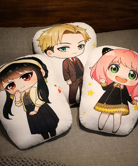 Hot Sales SPY×FAMILY  Anime Pillow Doll Kawaii Anya Yor Loid 30cm Toy Children Pillow Backpack Pendant Accessories