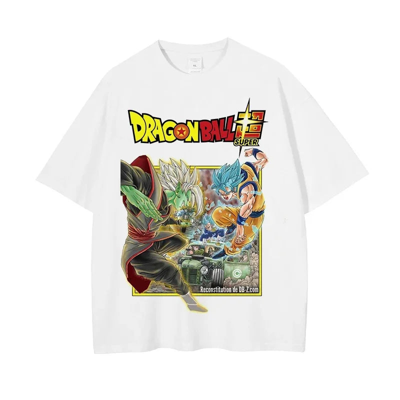 Dragon Ball Z Streetwear T-Shirt – Anime Graphic Cotton Tee