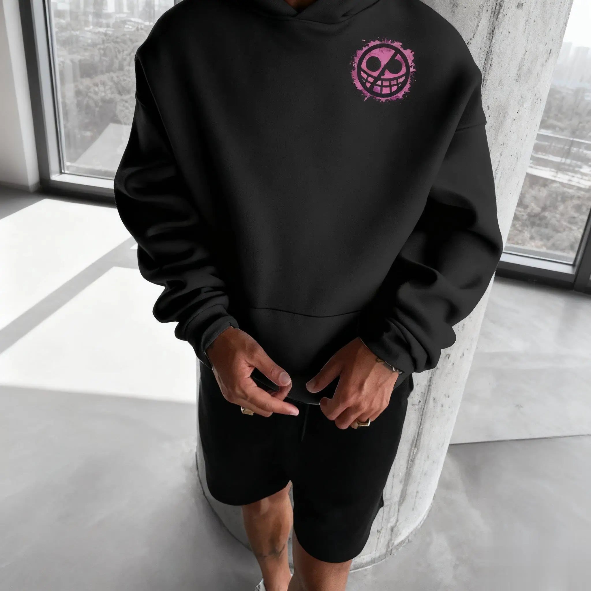 Unisex Oversized One Piece Anime Hoodie Men Women Pullover Sweatshirt Graphic Print Casual Streetwear Autumn New Fashion Y2k