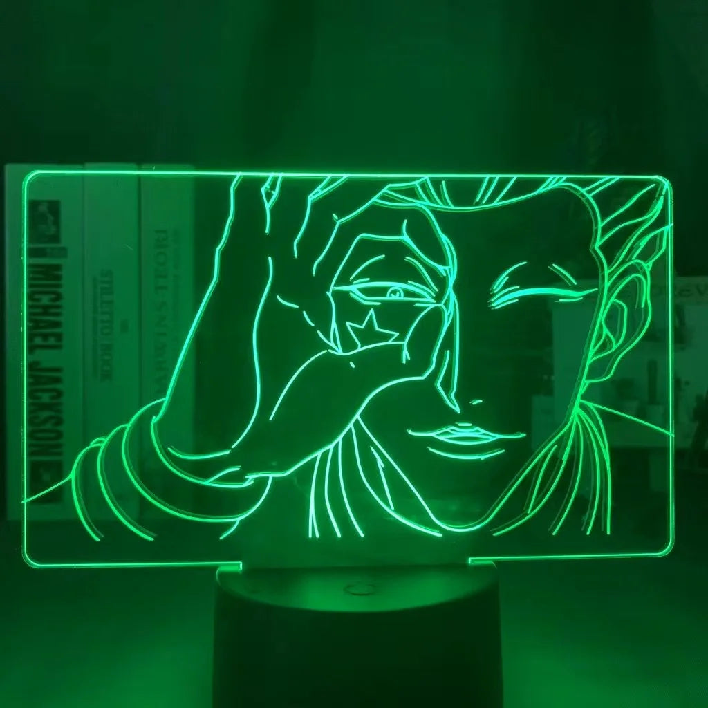 Anime Hunter X Hunter Led Night Light Killua Zoldyck Figure Nightlight Color Changing Usb Battery Table 3d Lamp Gift for Kids