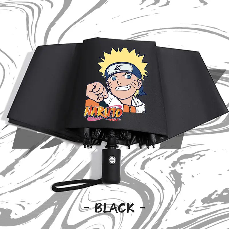 Naruto anime peripheral automatic umbrella Naruto Namikaze Minato Uchiha Itachi Kakashi Haruno Sakura sunshade umbrella gift