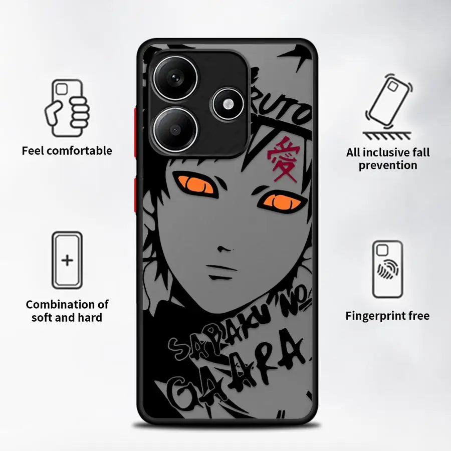 Anime Cool-N-Narutos Soft shell Phone Case for Xiaomi Poco C50 C51 C40 X5 Pro X3 NFC M5s X3 Pro X4 Pro 5G F3