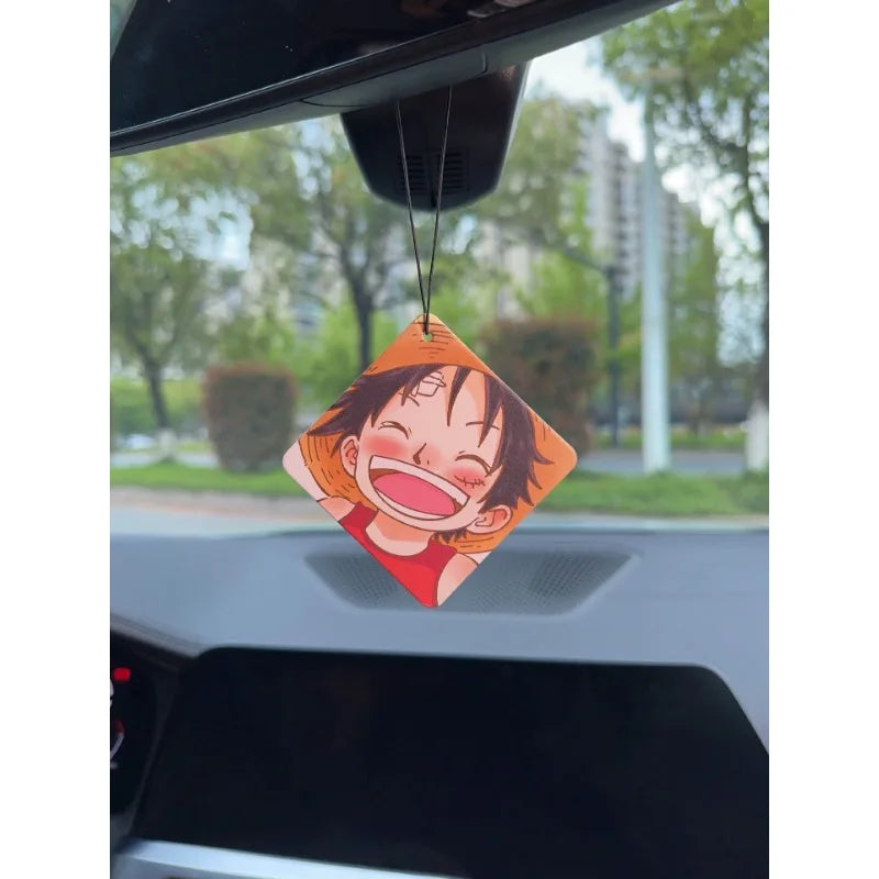 One Piece Car Mounted Fragrance Patch Decoration Car Accessories Anime Luff Tony Tony Chopper Roronoa Zoro Car Interior