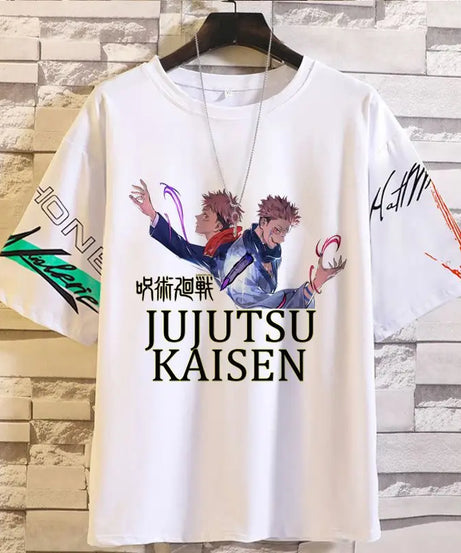 Anime Summer Jujutsu Kaisen T-Shirt Gojo Satoru Clothes Men and Women Fashion T Shirts Short Sleeves Casual Tops birthday gifts