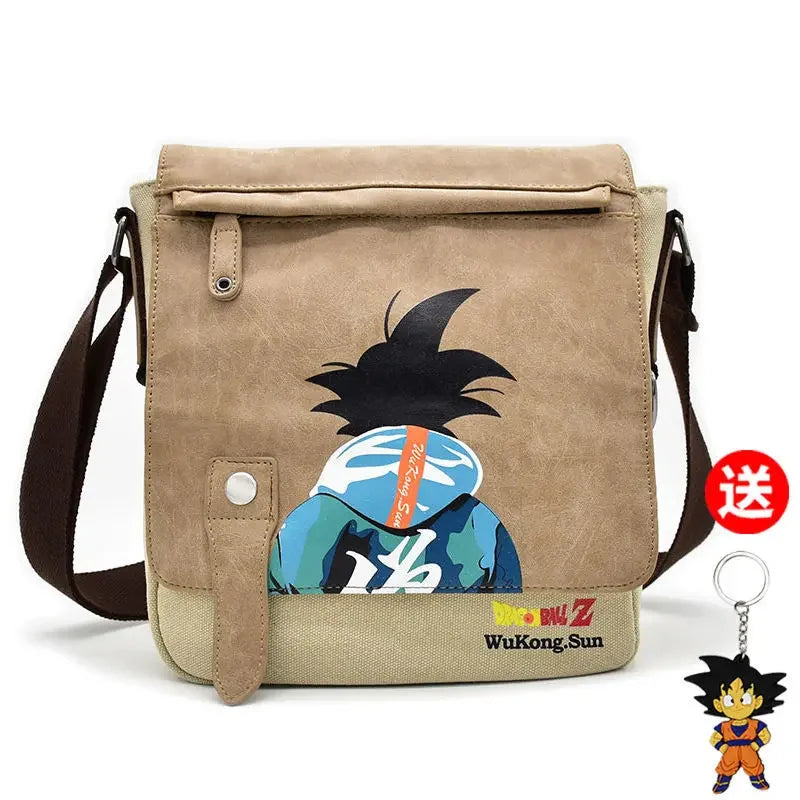 Goku Dragon Ball Messenger Bag – Trendy Canvas Shoulder Bag