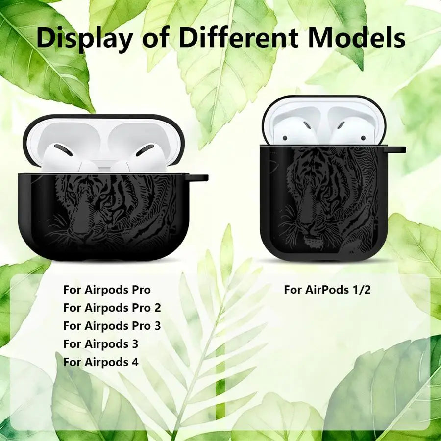 Hollow Tiger Dragon Case For Airpods Pro2 1 Pro 2 Pro3 4 3 Earphone Cases Cover